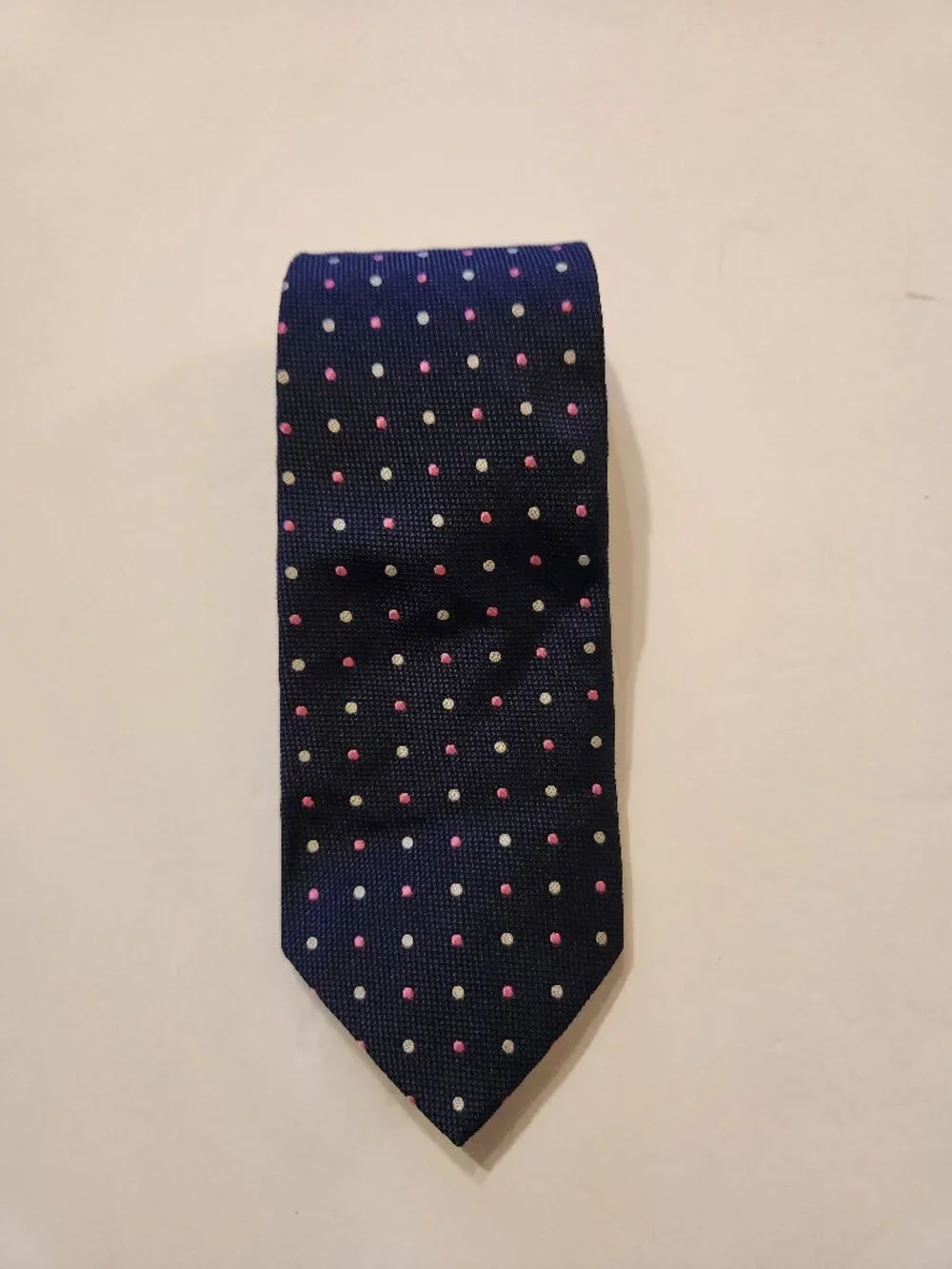 Brooks brothers men's new blue 100%silk tie  3 1/2